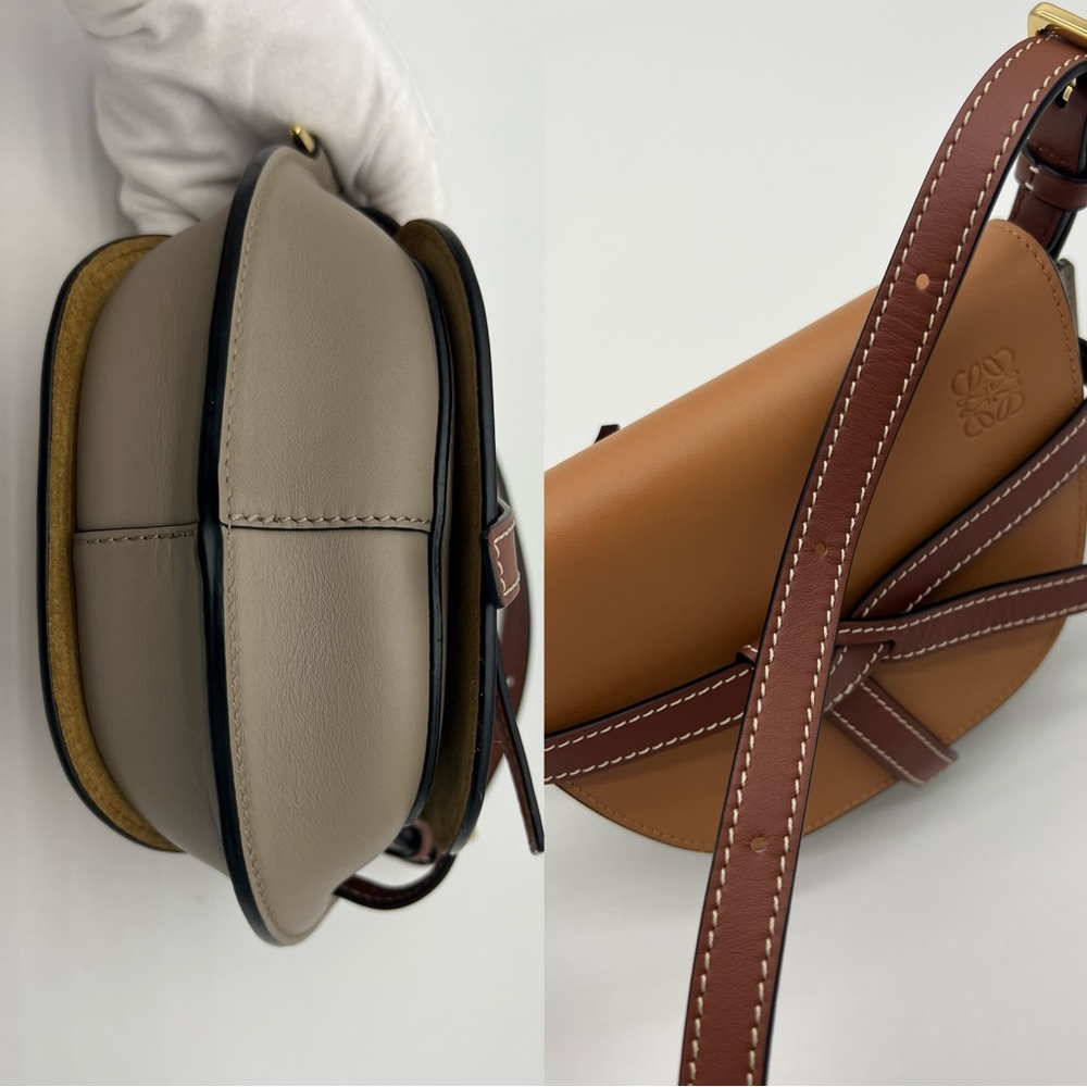 Authentic Loewe mini Gate dual bag in tricolors - Picture 12 of 17